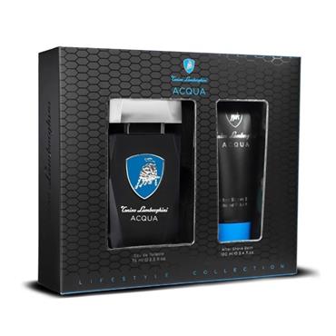 Lamborghini Acqua Men's Fragrance Gift Set (75ml EDT & 100ml Aftershave Balm)