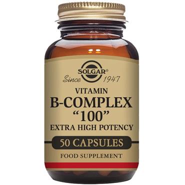 SOLGAR VITAMIN B COMPLEX 100 CAPSULES 50