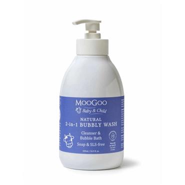 MooGoo 2 in 1 Natural Bubbly Wash 500ml