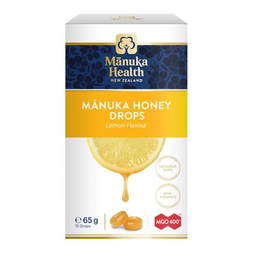 Manuka Health Manuka Honey Drops Lemon Flavour 15 Drops