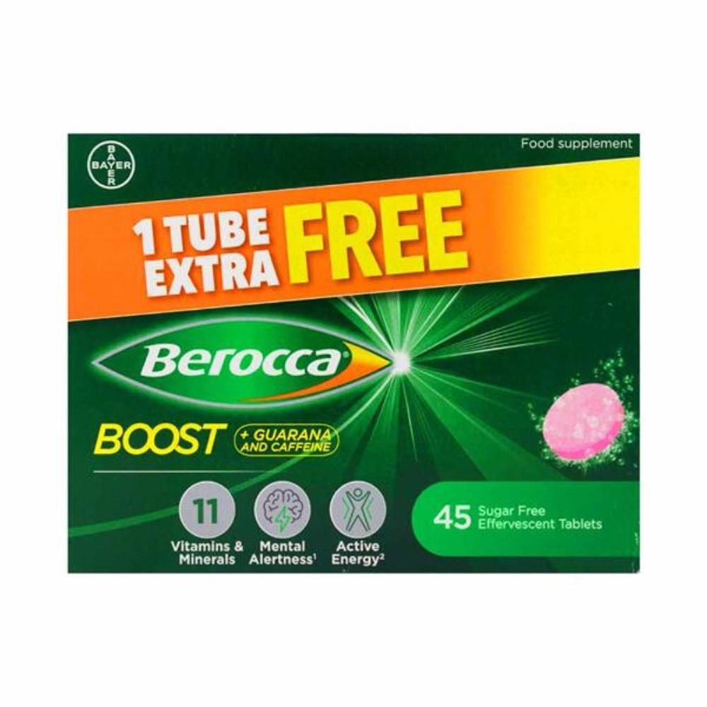 BEROCCA BOOST EFFERVESCENT TABLETS 30+15 FREE | Health 1st Pharmacy ...