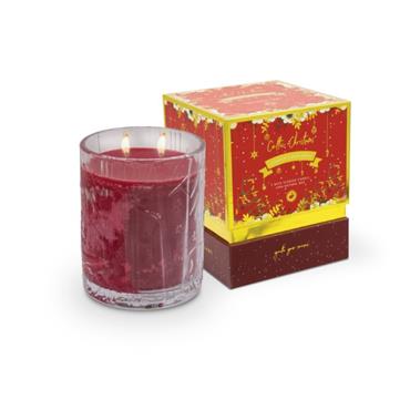 CELTIC CANDLES CINNAMON & WINTER BERRY CANDLE DOUBLE WICK