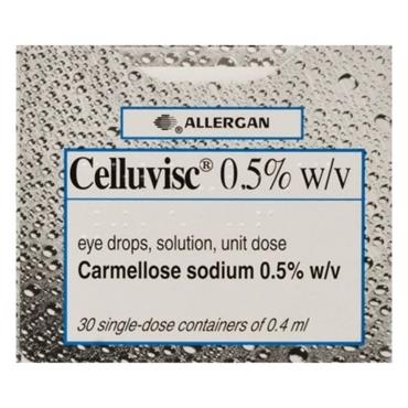 Celluvisc 0.5% Carmellose Eye Drops 30 Single Unit Doses