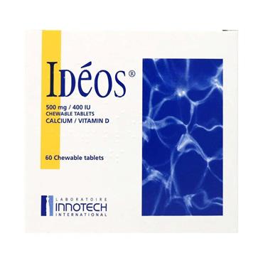 Ideos Calcium and Vitamin D Chewable Tablets 60 Pack