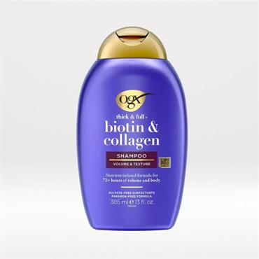 OGX BIOTIN COLLAGEN SHAMPOO 385ML