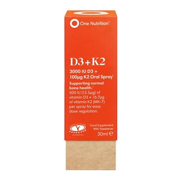 One Nutrition D3 & K2 Oral Spray 30ml