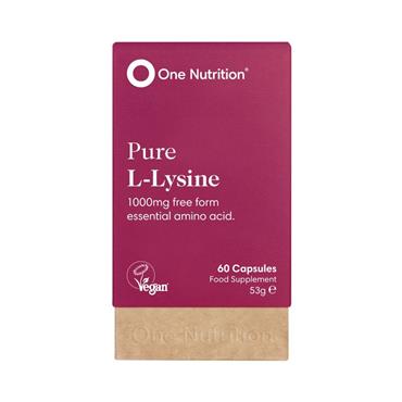 One Nutrition Pure L-Lysine 60 Capsules
