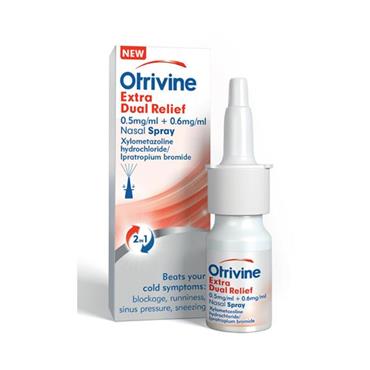 OTRIVINE EXTRA DUAL RELIEF NASAL SPRAY 10ML