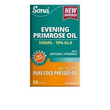 Sona Evening Primrose Oil - 500mg Capsules 30s