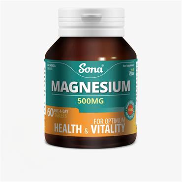 Sona Magnesium 500mg tablets 60s