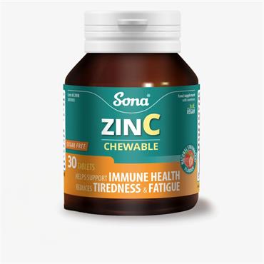 Sona zinc c chewable tablets 30s