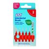 TEPE RED SIZE 2 INTERDENTAL BRUSH 6 PCE 