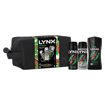 Lynx Washbag Africa Gift Set