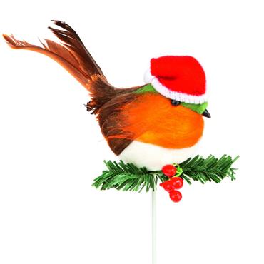 PREMIER ROBIN SANTA HAT PICK