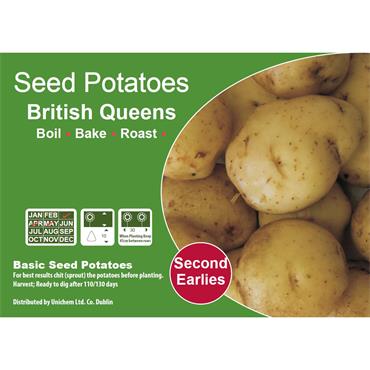 SEED POTATOES BRITISH QUEEN 2KG 