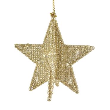 GISELA GRAHAM ACRYLIC 3-D 5-POINT STAR DEC