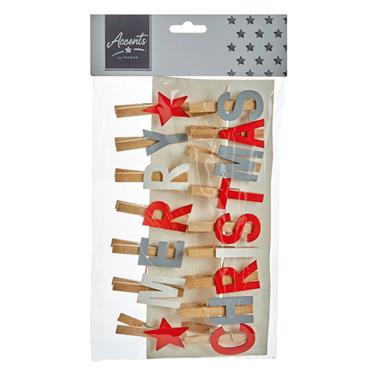 CHRISTMAS PEGS 16PC