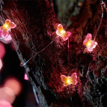 SMART GARDEN 30 BUTTERFLY FIRELY STRING LIGHTS