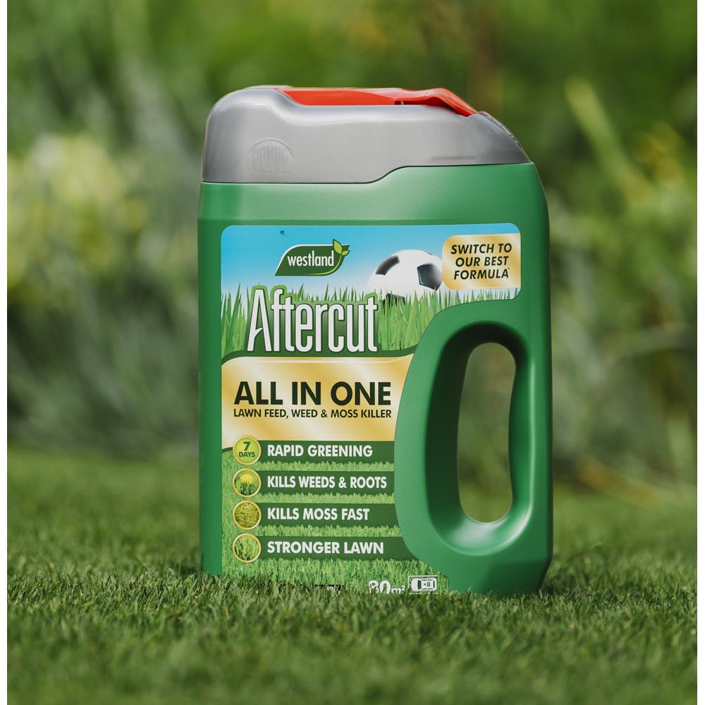 AFTERCUT ALL IN ONE LAWN FEED SPREADER 80M2 Clonmel Garden Centre