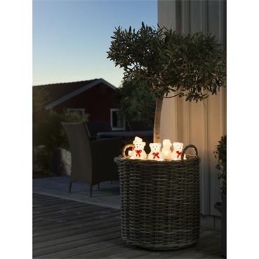 KONSTSMIDE BEARS 5/SET LED ACRYLIC