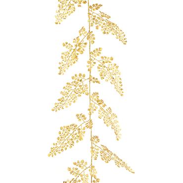 FLORALSILK MAIDENHAIR GARLAND GOLD 180