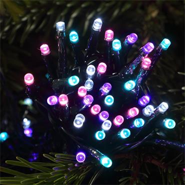 NOMA 480 PASTEL MULTIFUNCTION STRING LIGHTS WITH GREEN CABLE
