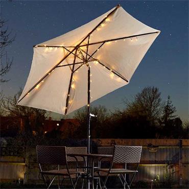 SMART GARDEN PARASOL STRING LIGHTS - 72 LED