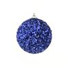 FLORALSILK GLITTERBALL BLUE 8CM