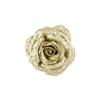 FLORALSILK  ROSE WITH CLIP 16CM CHAMPAGNE