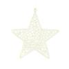 FLORALSILK GLITTER STAR HANGER 15CM