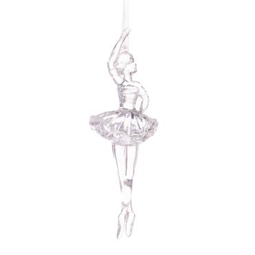 FLORALSILK CLEAR BALLET HANGER 15CM