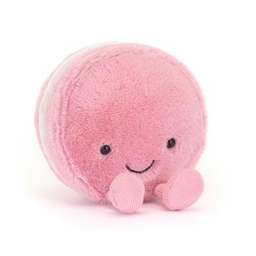 JELLYCAT AMUSEABLES MIA MACARON (FRAMBOISE)
