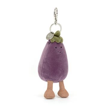 JELLYCAT AMUSEABLES AUBERGINE BAG CHARM