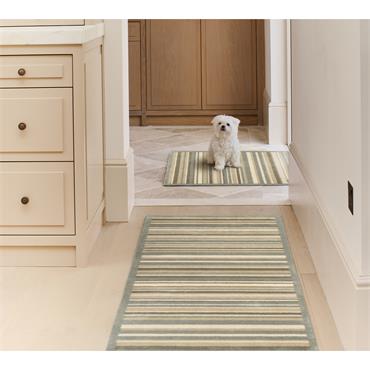 HUG RUG  RUNNER SAGE STRIPE 65X150CM