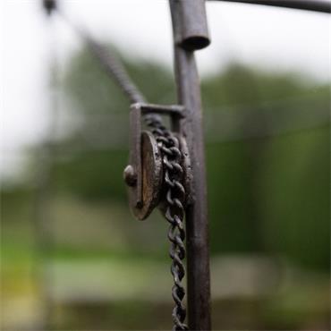 PLANCHA KADAI 84CM W/TRIPOD PULLEY