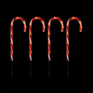 PREMIER DECORATIONS CANDY CANE PATH LIGHT 47CM