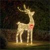 THREE KINGS GLITTERTWIST REINDEER 140CM - GOLD,