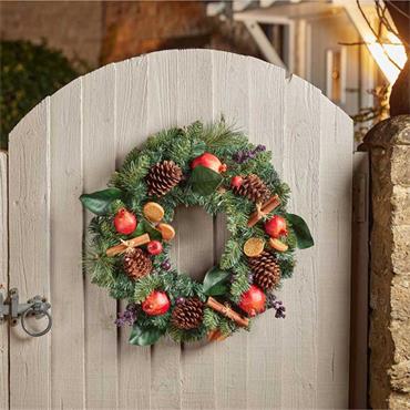 THREE KINGS FESTIVESPICE WREATH, 60CM