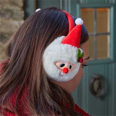 THREE KINGS SANTA EARMUFFS