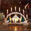 THREE KINGS INLIT NATIVITY CANDLEBRIDGE