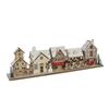 FLORALSILK WOODEN CHRISTMAS SCENE 50CM