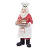 FLORALSILK RESIN BAKING SANTA CHEF 29CM