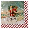 GISELA GRAHAM NOSTALGIA SANTA NAPKINS PACK/20