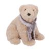 GISELA GRAHAM FAUX FUR BEAR W SCARF
