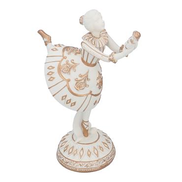 GISELA GRAHAM CREAM & GOLD RESIN CLARA/NUTCRACKER