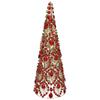 GISELA GRAHAM RED JEWEL GOLD WIRE TREE