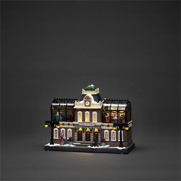 KONSTSMIDE MECHANICAL MUSICAL TRAIN STATION