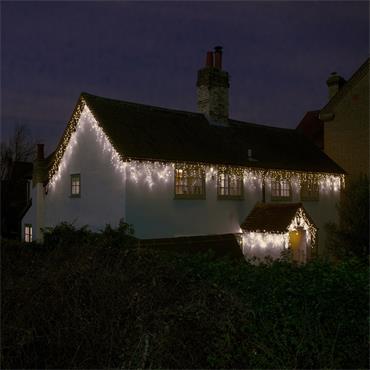 NOMA WHITE SNOWING ICICLE LIGHTS