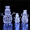 NOMA SET OF 3 ACRYLIC SNOWMEN FAMILY