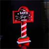 NOMA 78CM INFINITY 'SANTA STOP HERE' SIGN